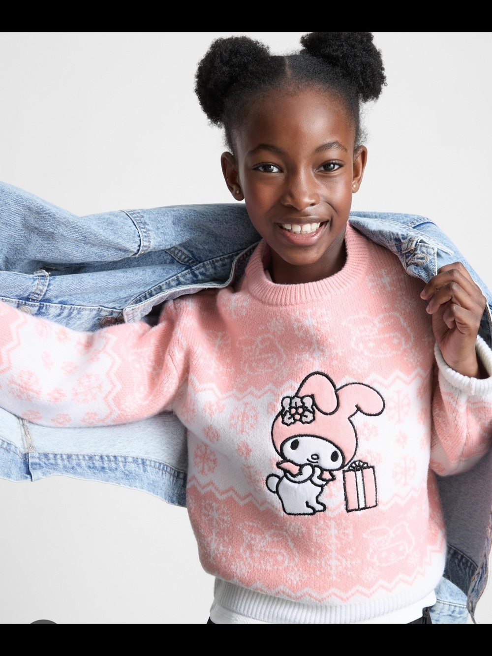 Primark Pink My Melody Fair Isle Crewneck Sweater